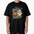 Retro Halloween Ghost, Pumpkin and Bat – Cute Spooky Design by FayeAndFriends