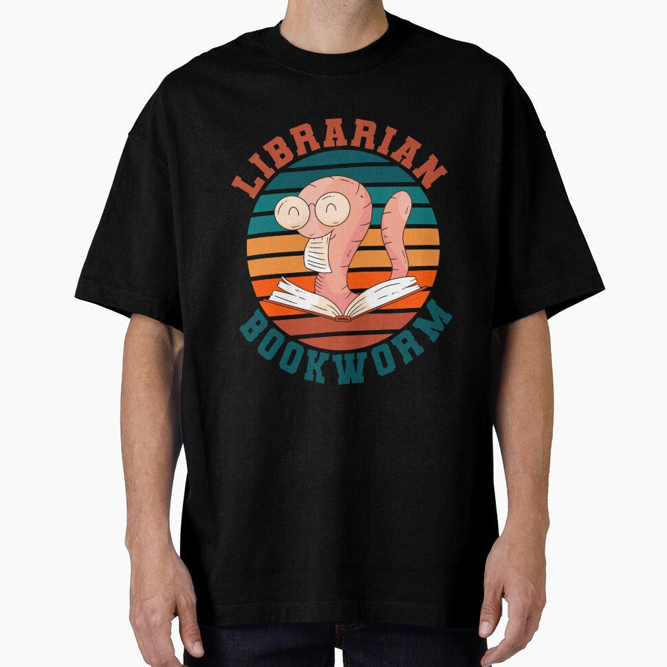 Librarian Bookworm Funny Book Lovers Gift by Hema Thilakaratne