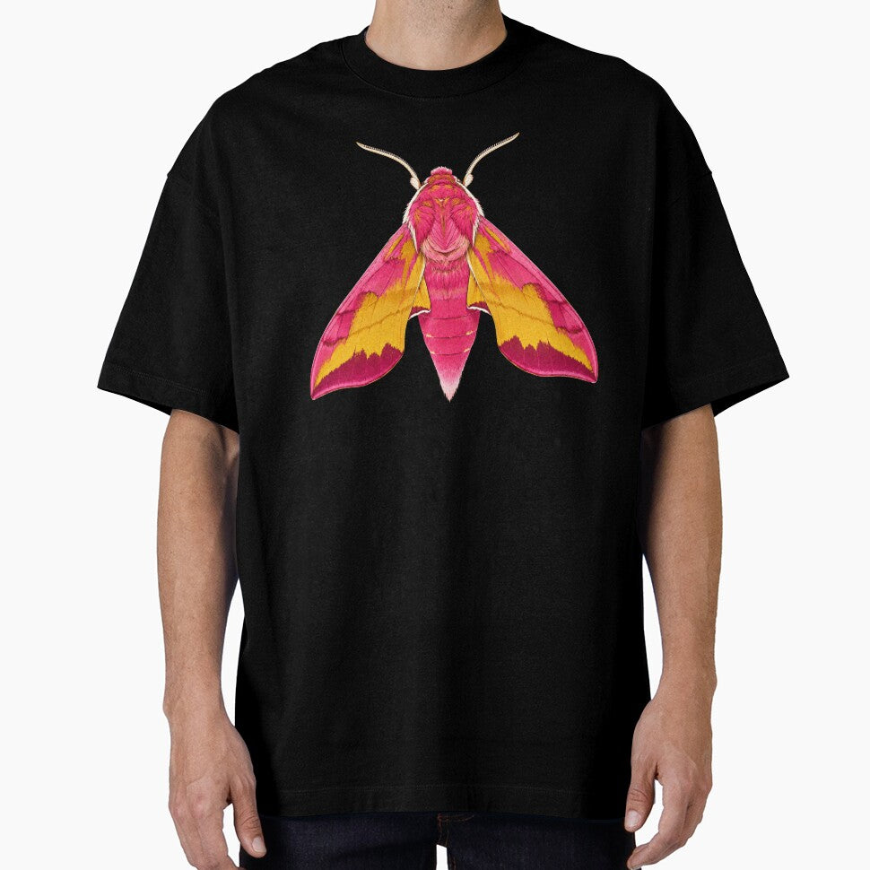Small Elephant Hawk Moth Deilephila porcellus Realistic Style by Harpagann