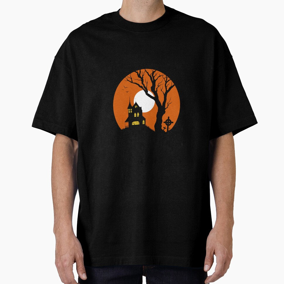 Haunted House Silhouette by Cadva