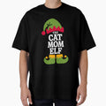 The Cat Mom Elf Christmas Gift Mommy Funny Christmas by SlocifieShop