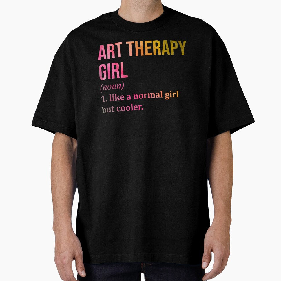 Art Therapy Girl Definition Art Therapist in Watercolor by XCIV