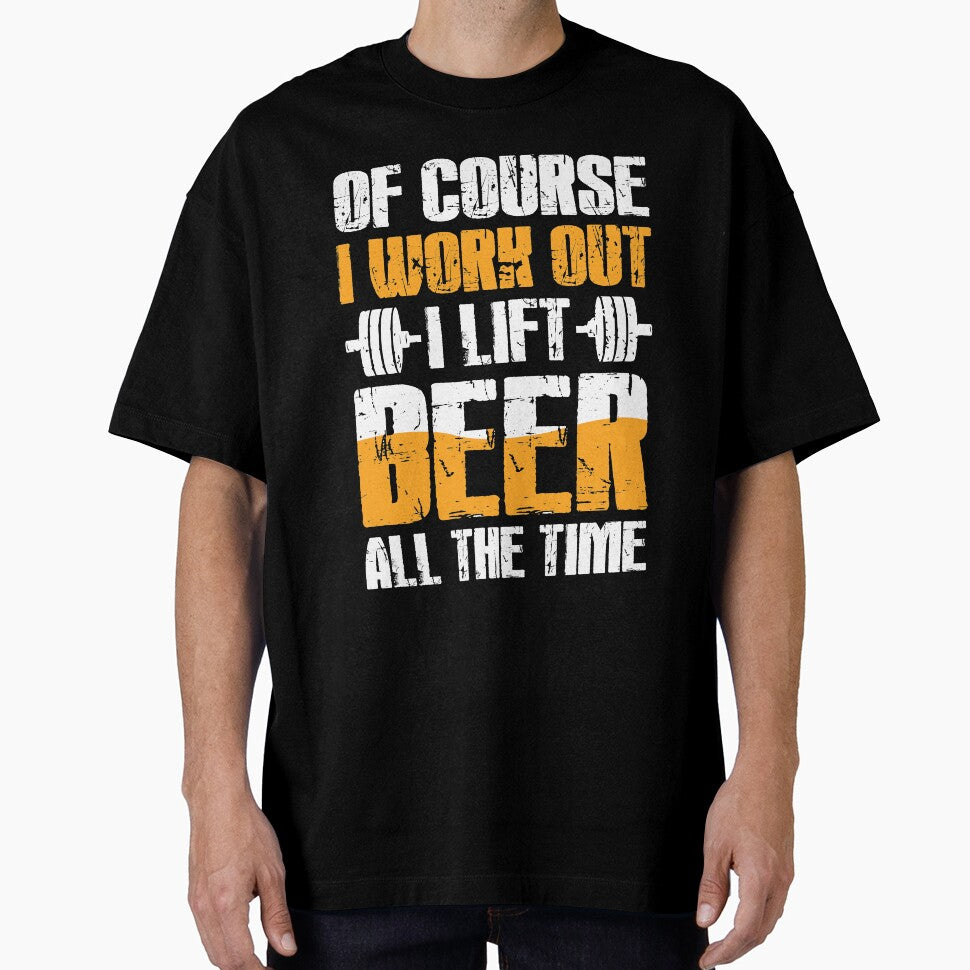 Funny Beer Work Out Humor Drinking Exercise Joke by mmos