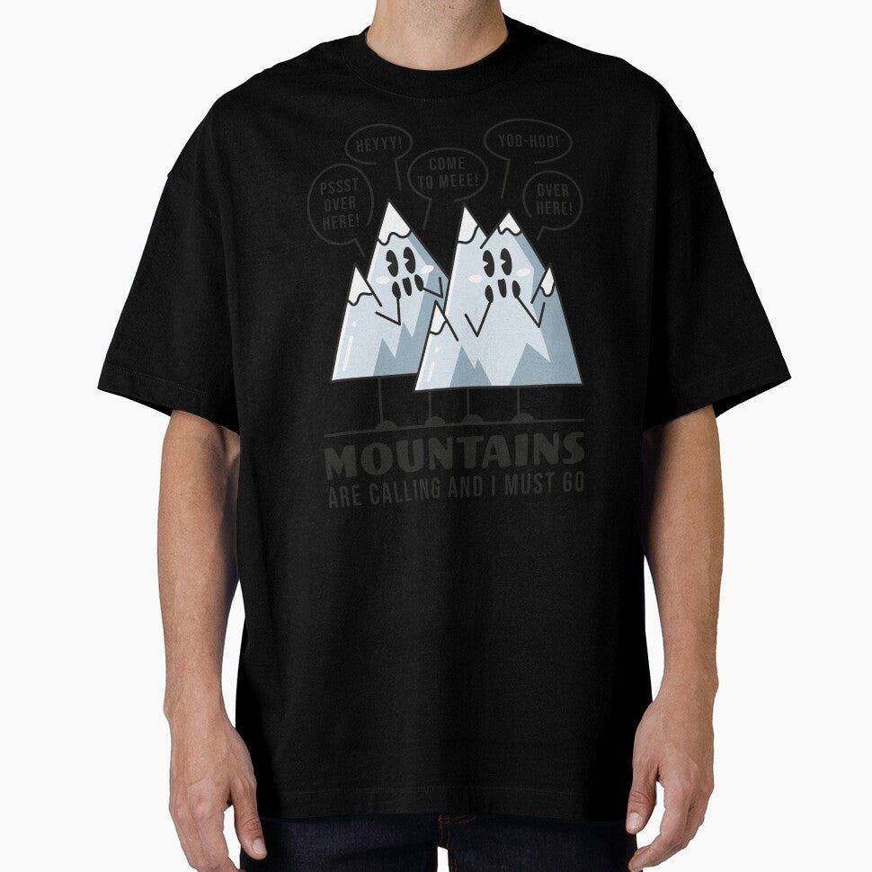 Mountains Are Calling Pun by Maud Tee Art