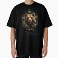 Virgo Zodiac Bear Celestial Astrology Art by varotti