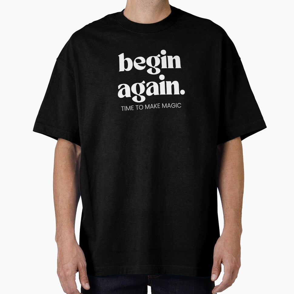 Motivation Quotes: begin again - Time to Make Magic by Zirrko