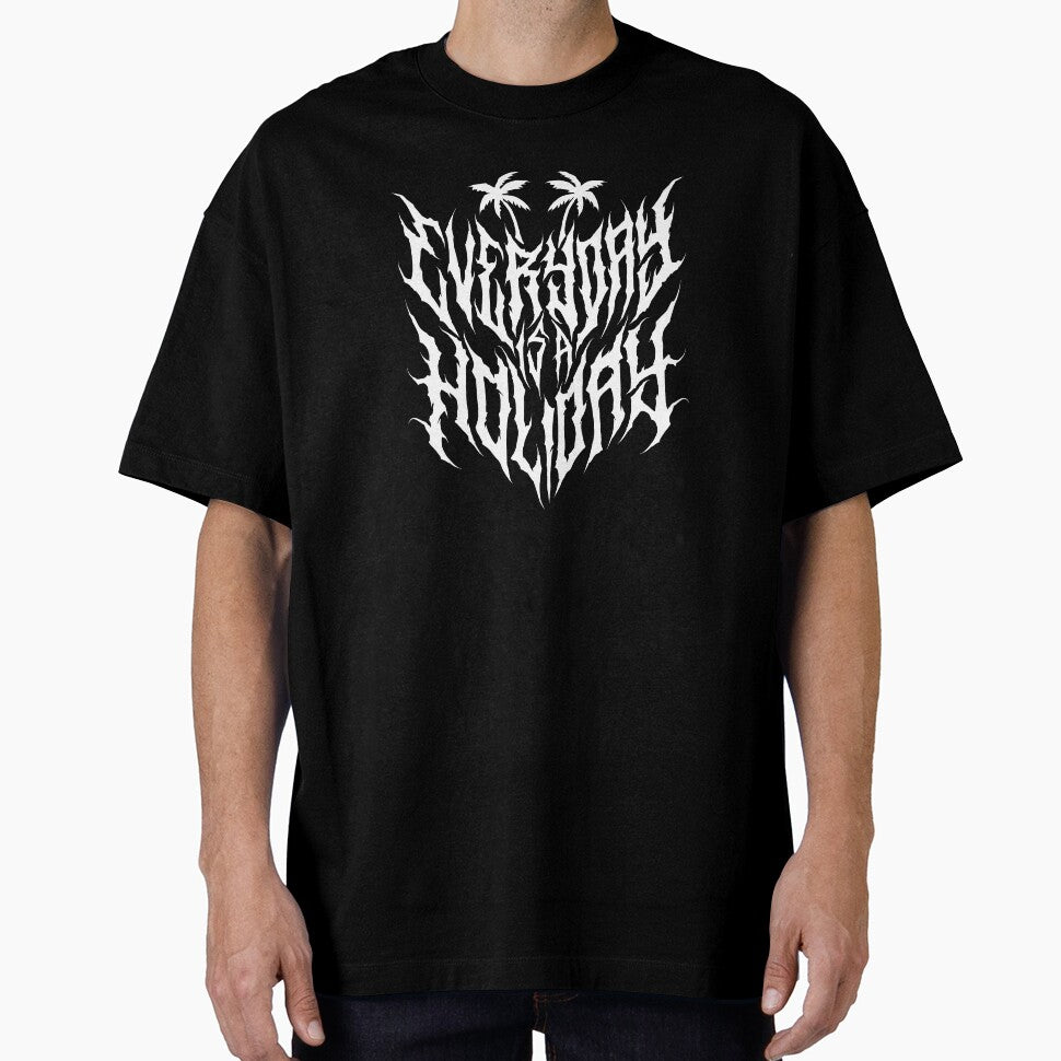 Everyday is a Holiday metal font style by Bariklana15