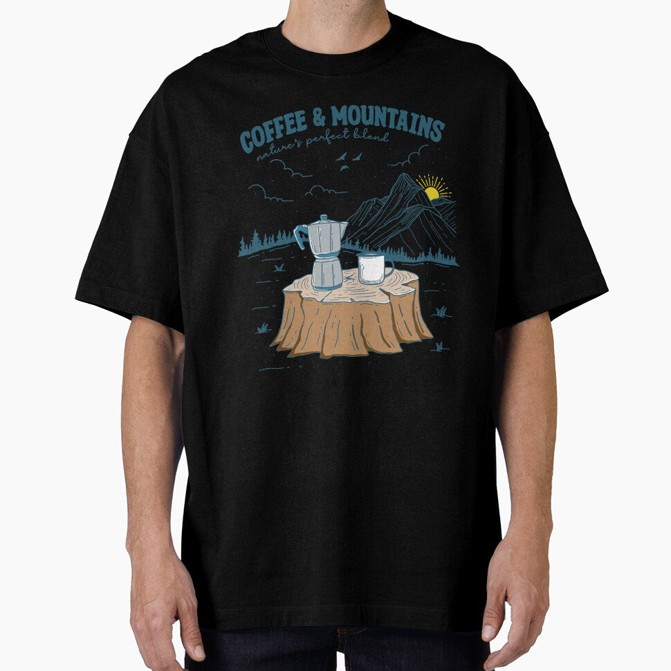 Coffee and Mountains by ethnicdrawing
