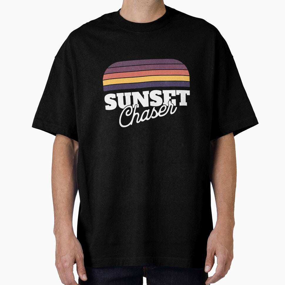 Sunset Chaser Retro Stripes by Oniyasha