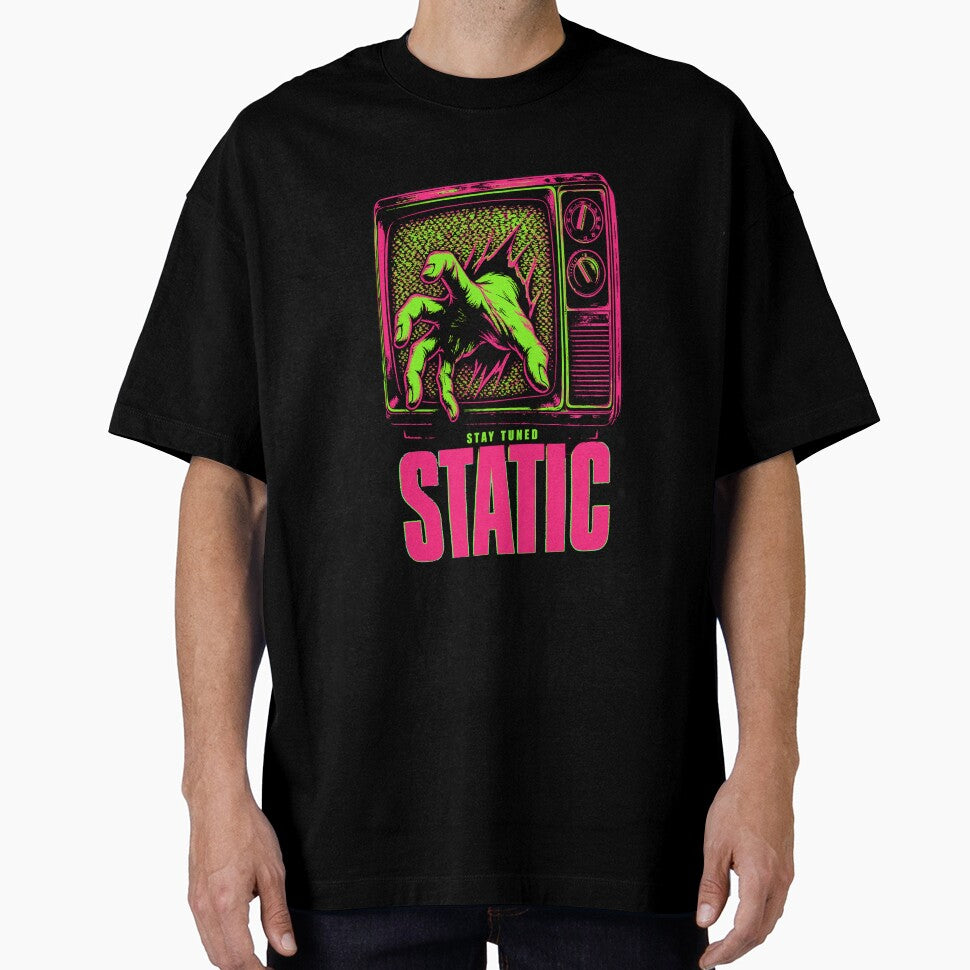 Halloween Stay Tuned Static Haunted Television Horror by Uglyandcute
