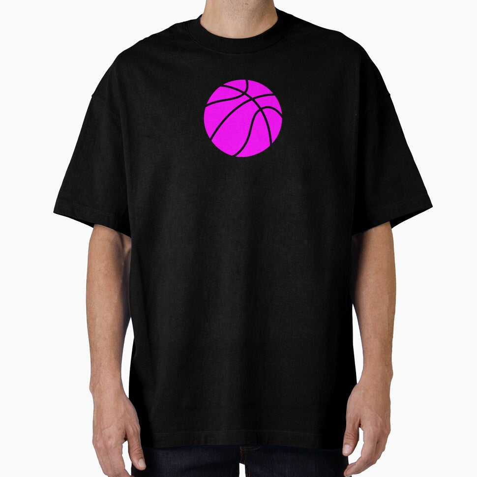 Minimalist Magenta Basketball Graphic by pattern-archive