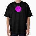 Minimalist Magenta Basketball Graphic by pattern-archive