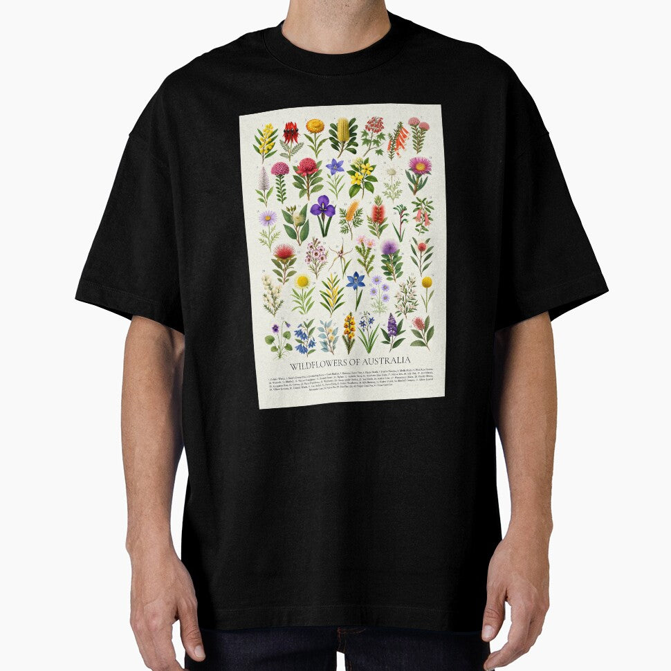 Wildflowers of Australia Illustration Chart by kakarikihill