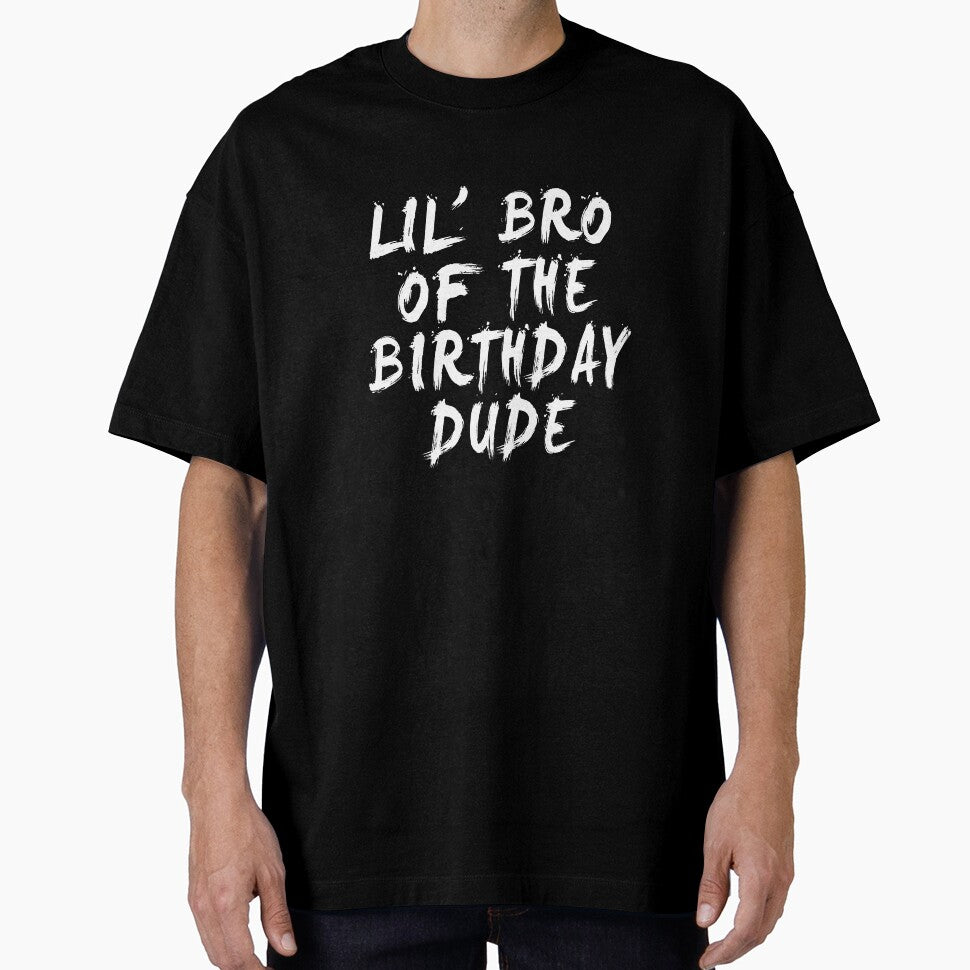 Lil Bro Of The Birthday Dude Birthday Boy Bother Party Squad Gift by TMelonShop