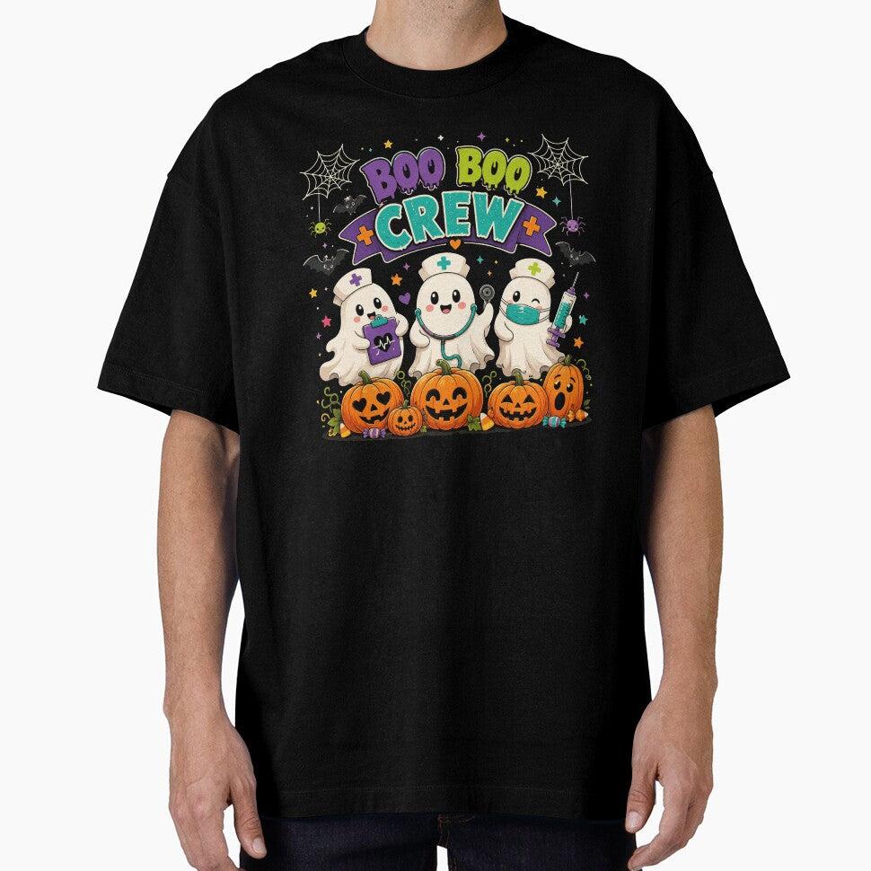 Boo Boo Crew Halloween Pumpkin by Rezzonposter