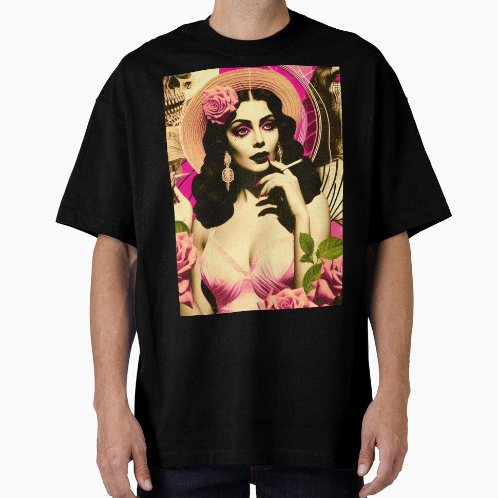 Retro Creepy Woman by PulpVintage