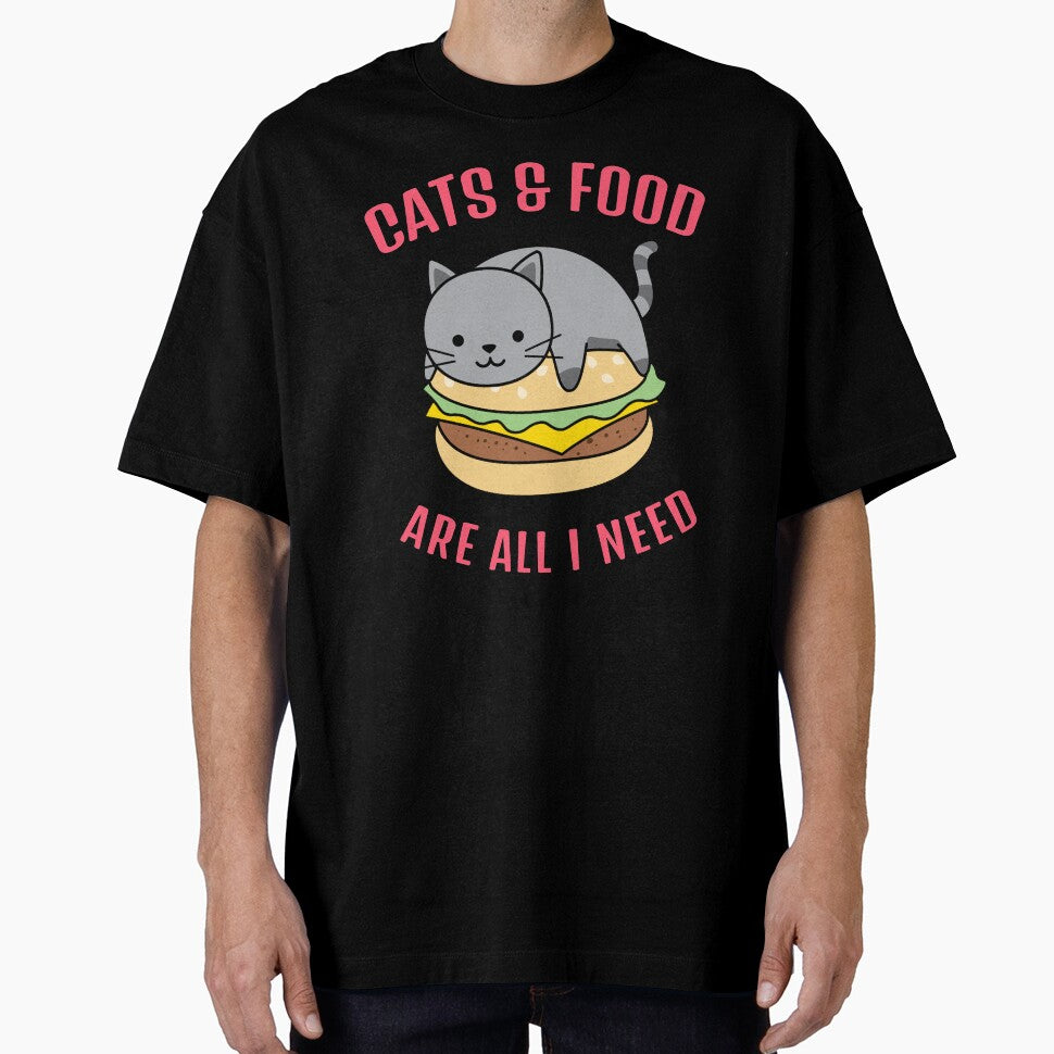 Cats and food are all I need by luisraultg