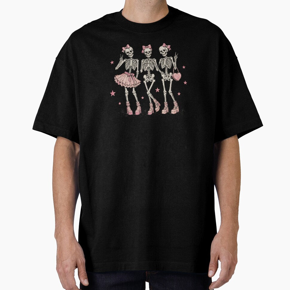 Skeleton Halloween Party Shirt for Women and Horror Fans by MalwasBasket