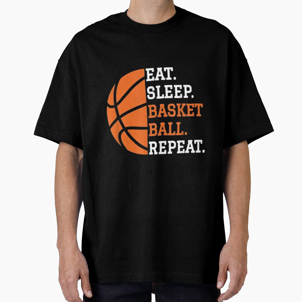 Eat sleep repeat basketball by Mustaph-Shop