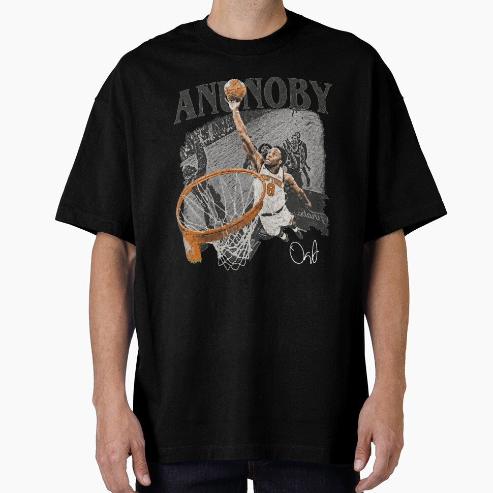 Vintage Basketball Dunk Retro Graphic Tee by DeborahWi12541