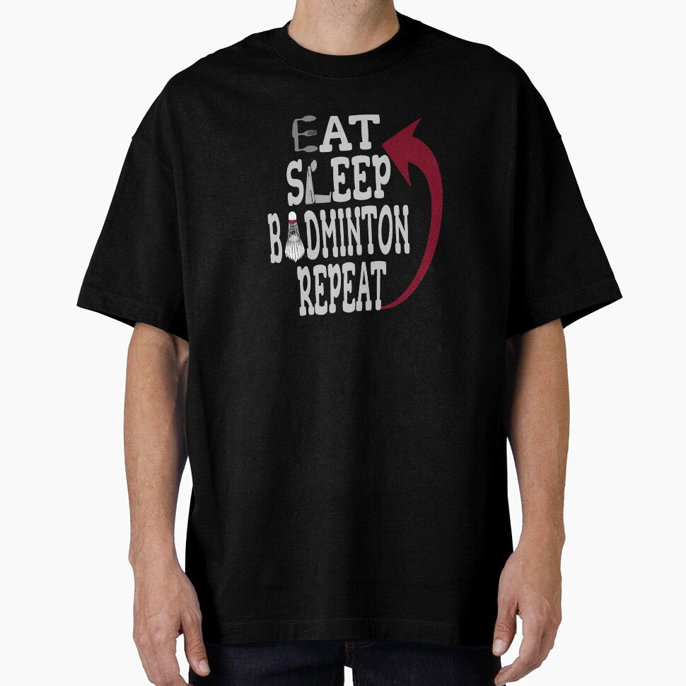 Eat Sleep Badminton Repeat by thersant