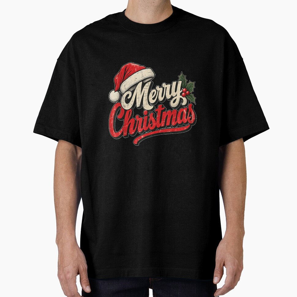 Merry Christmas Vintage Retro Santa Holiday by Phil Ben