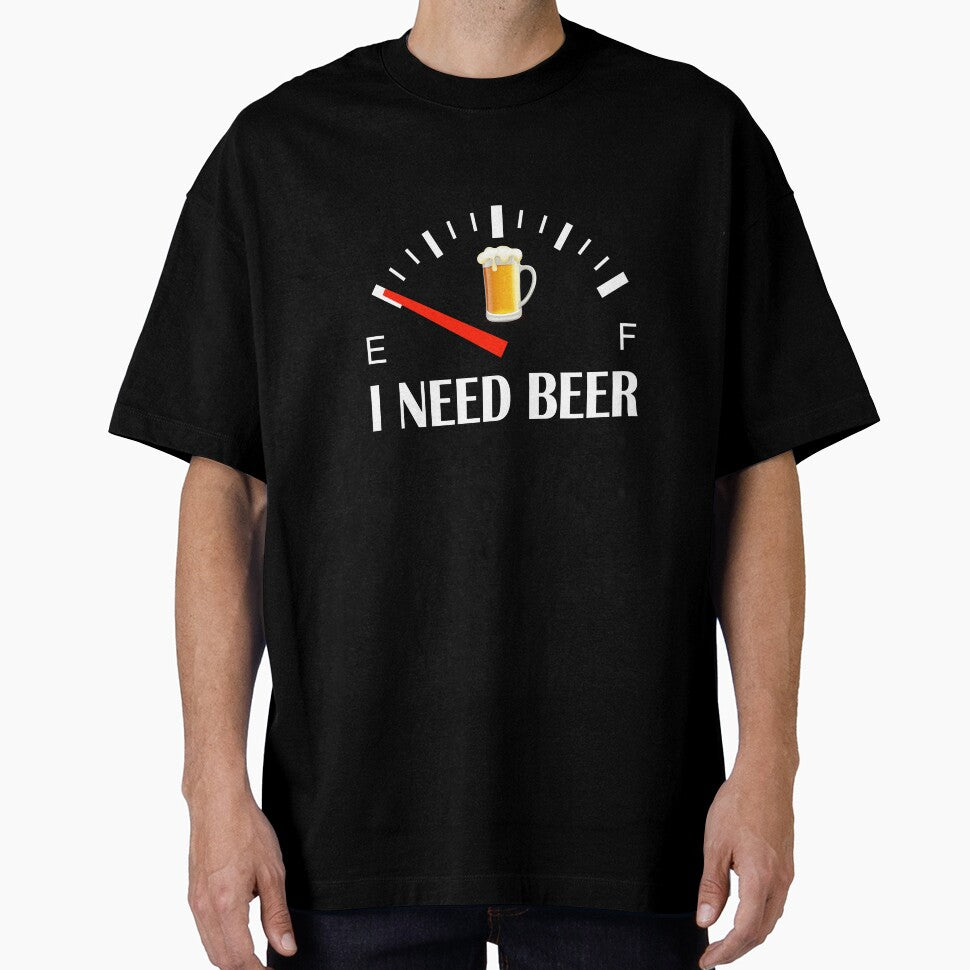 I Need Beer – Funny Beer Lovers T-Shirt by Supun  Dinusha
