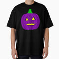 creepy halloween pumpkin purple by Gossip Rag
