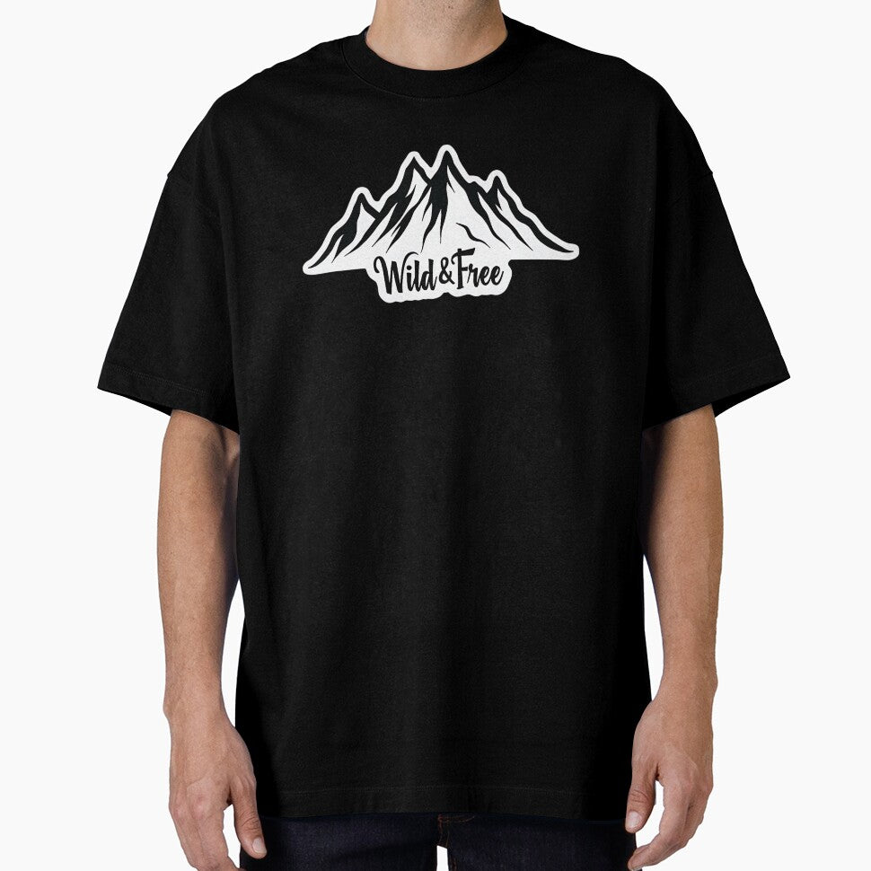 Wild And Free Mountain Hiking Lover Adventure Quotes by BornBorn