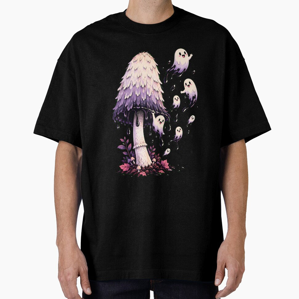Pastel Goth Ghost Mushroom Spooky Forest Goblincore by chattsuede