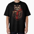 Mischievous Raccoon Eating Sushi – Cool Streetwear Animal Art by ColorSplash123