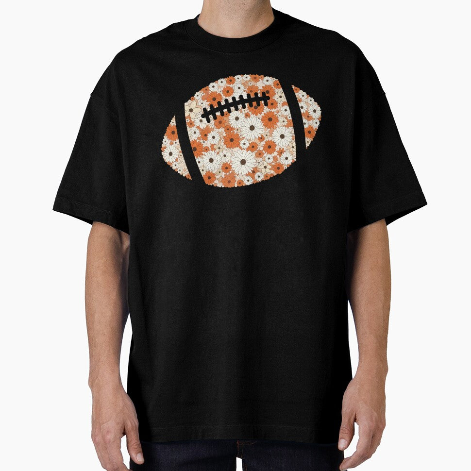 Floral Fall Football by DeafPigeonDesigns