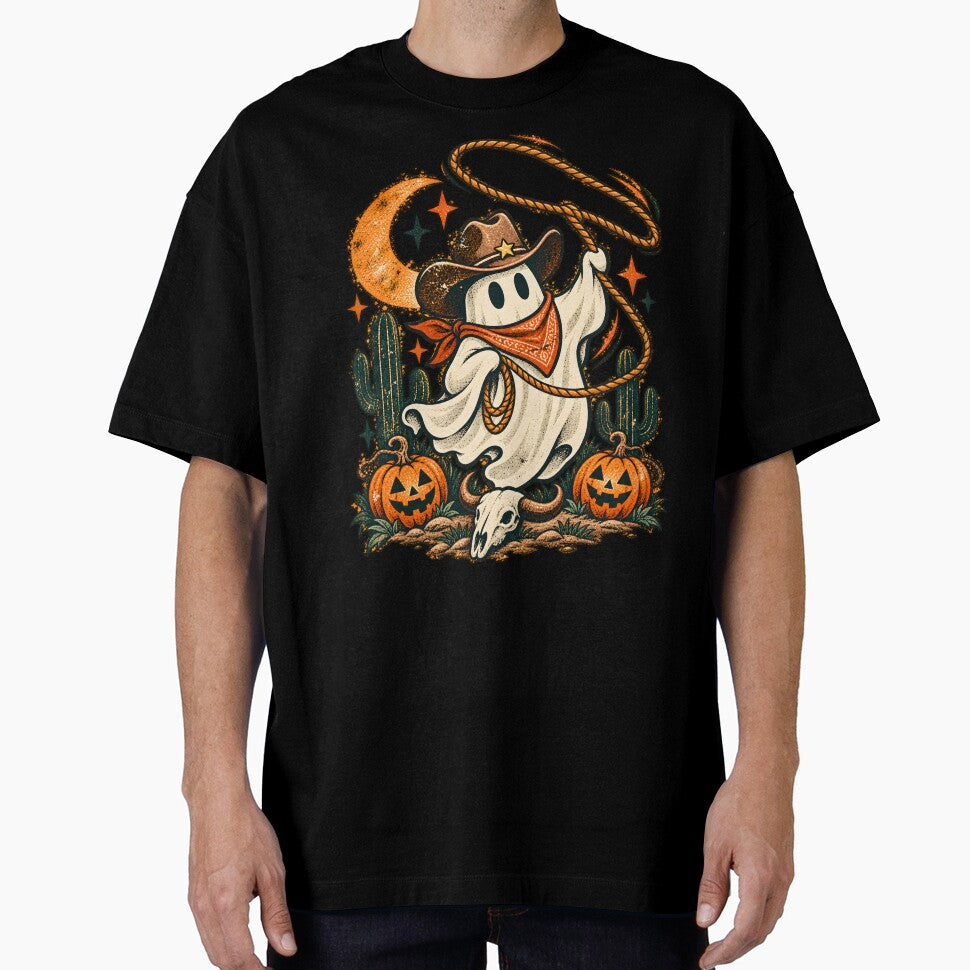 Retro Cowboy Ghost Halloween – Spooky Western Rodeo by Laugh & Rewind