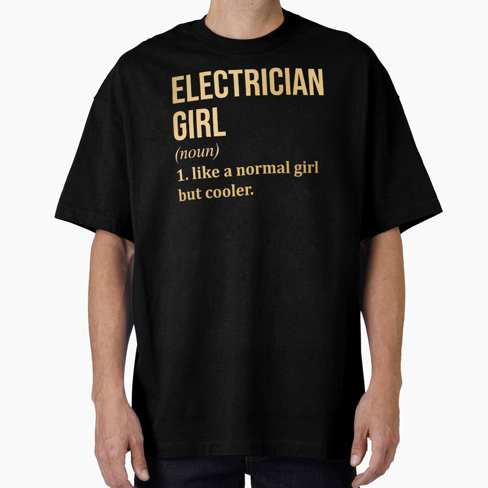 Electrician Girl Definition Electrician in Gold by XCIV
