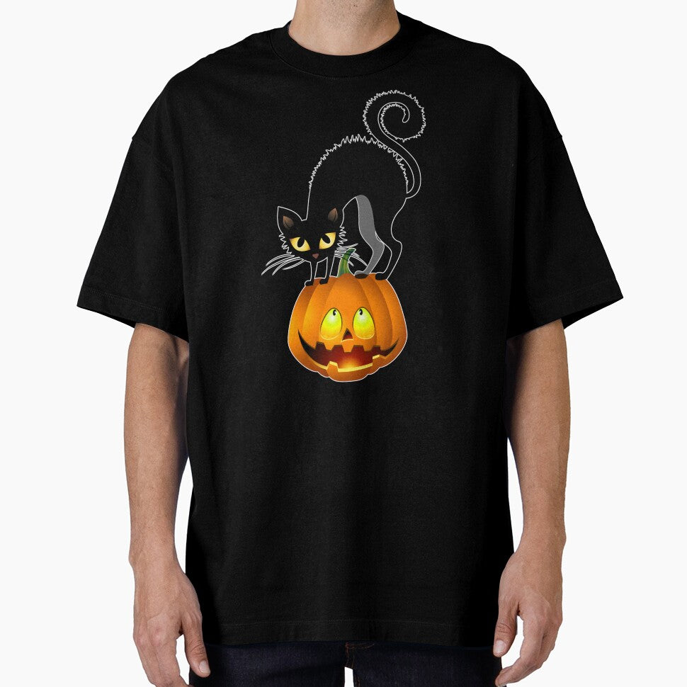 Halloween black cat by amanish2
