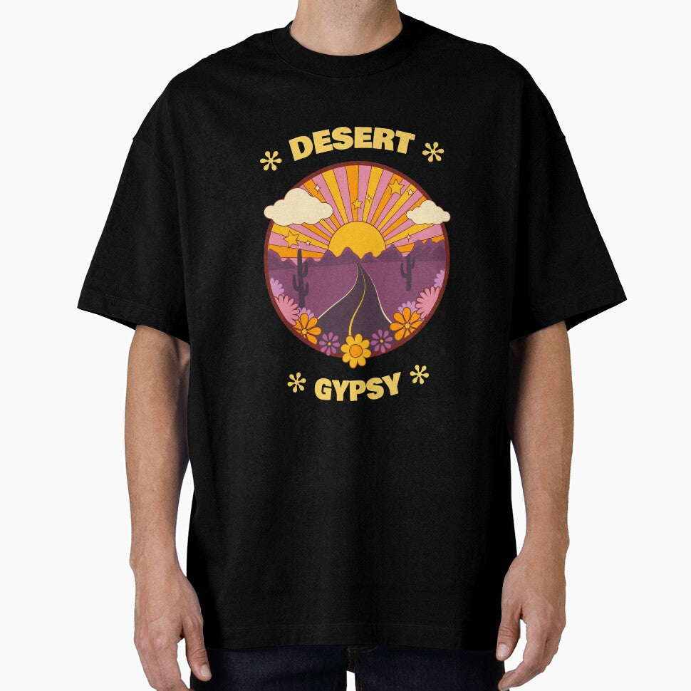Vintage Sunset in the Retro Desert: Desert Gypsy Life by friendlyspoon