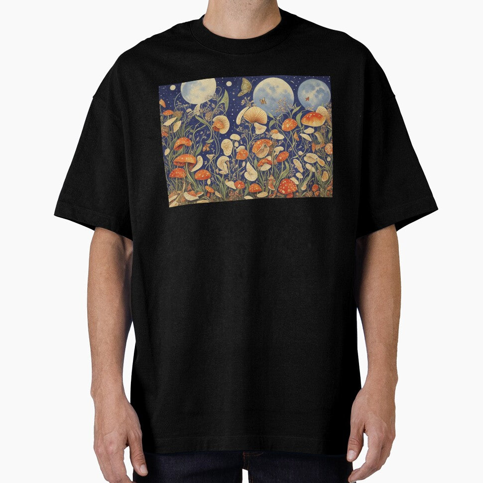 Dark Vegan Occult Cottagecore Moon Flower Floral by Yellowriversss