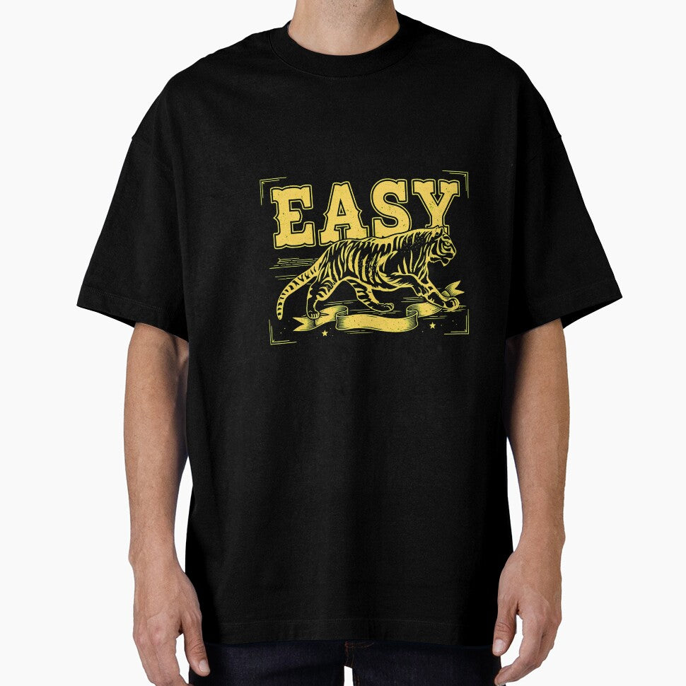 Easy Tiger Vintage Distressed Graphic by MarielaDeckow