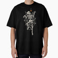 Dancing Skeleton with Hanging Spider Halloween Design by Krasnovaovaova