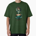 Love It Hot Coffee Logo | Mechanical Steam Gears Flame Cup Barista Design 03 by Shift-Bloom