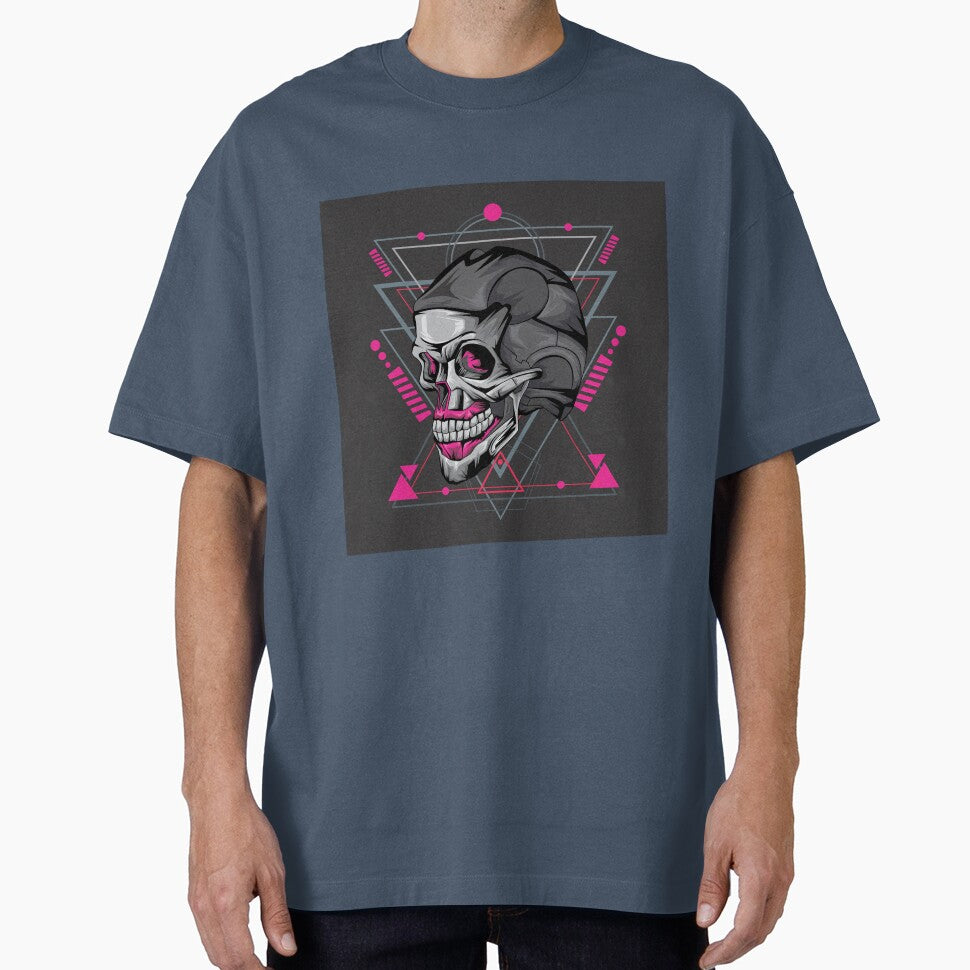 Skull And Geometry by leen12 Art Designs Prints