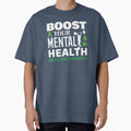 Boost Your Mental Health - Mental Health Awareness-White by OwlCanvas