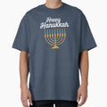 Happy Hanukkah Menorah by FunkyCatDesigns