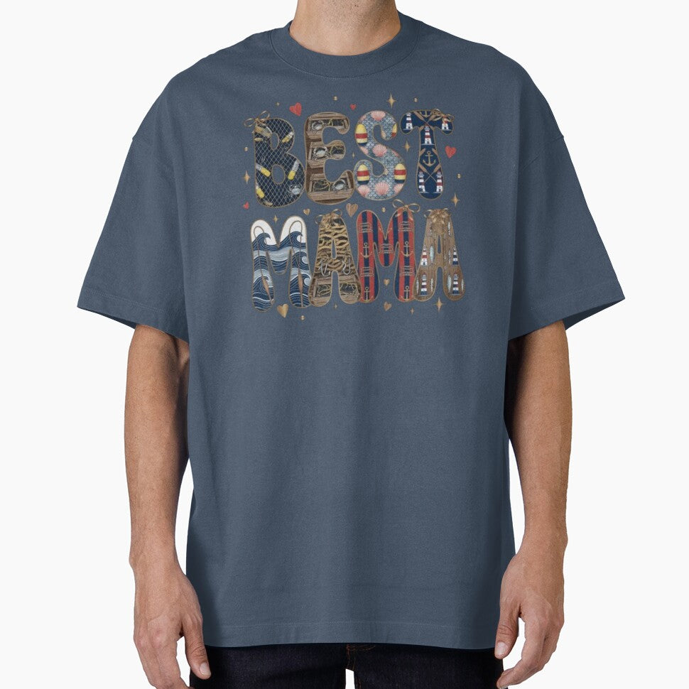 Best Mama Nautical Fisherman Coastal by Syrupulse