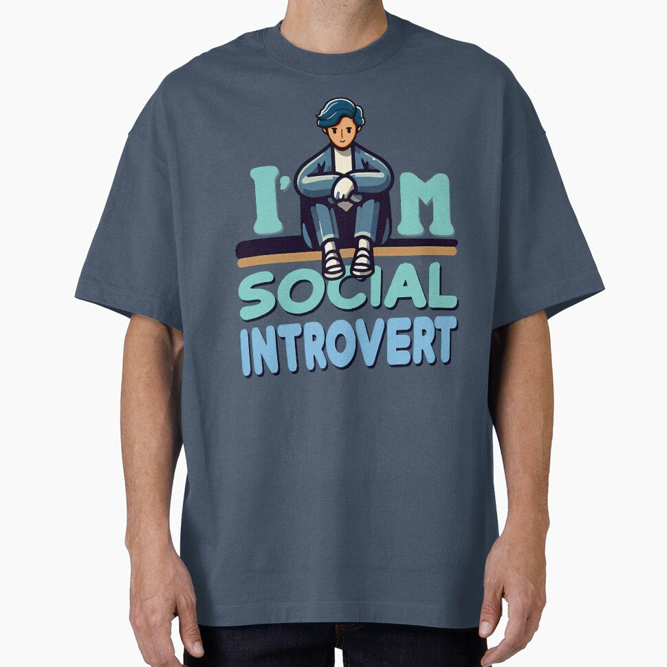 I'm Social Introvert, typography by maxmaj