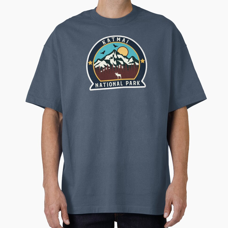 Katmai National Park-Vintage by Road-tees