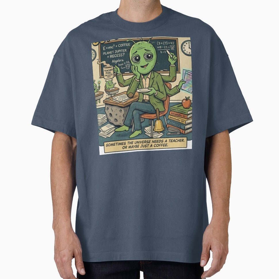 Teaching Is Out of This World Funny Alien Teacher Shirt by Artdesign17