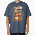 Fall Coffee Repeat Autumn Design by Wild Ink Studio by Barbara
