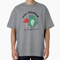 Overthinking The Struggle Is Real Frog And Mushroom by two7designs