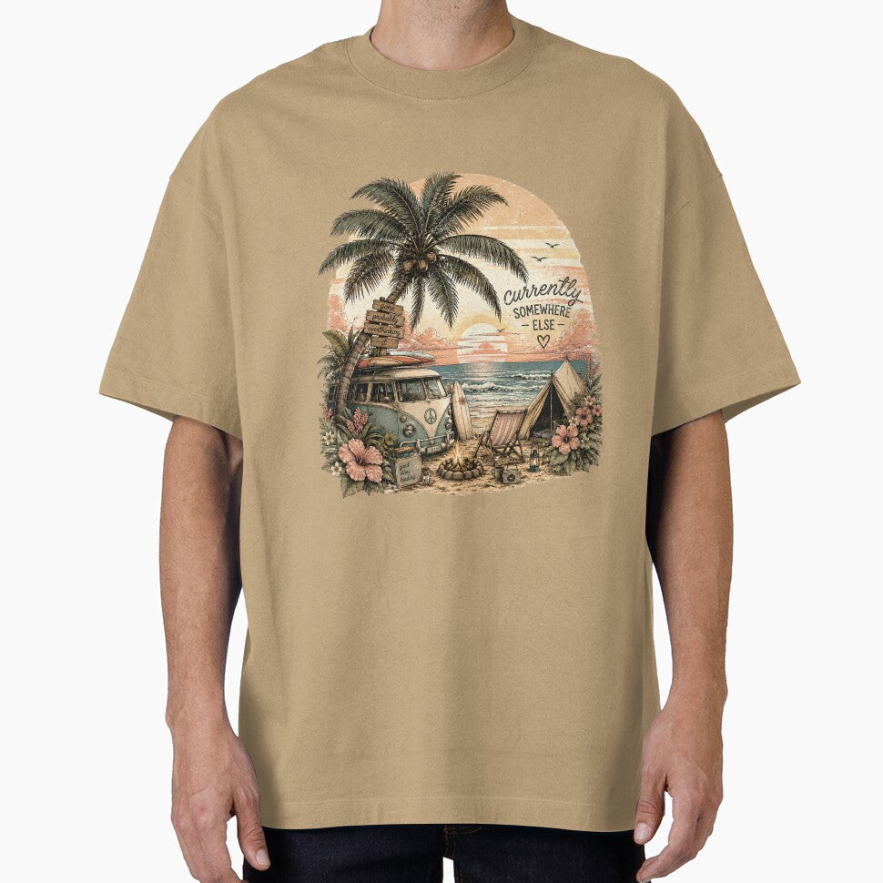 Currently Somewhere Else – Retro Beach Van Aesthetic by BeaVibes